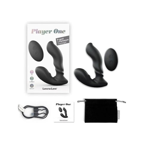 LOVE TO LOVE Player One - Dual-Motor Prostate Massager for Powerful Stimulation - Prostate Toys