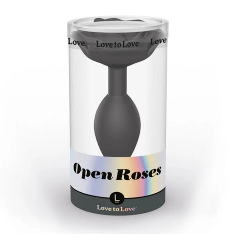 OPEN ROSES - Elegant Silicone Anal Pleasure Plug - Butt Plugs