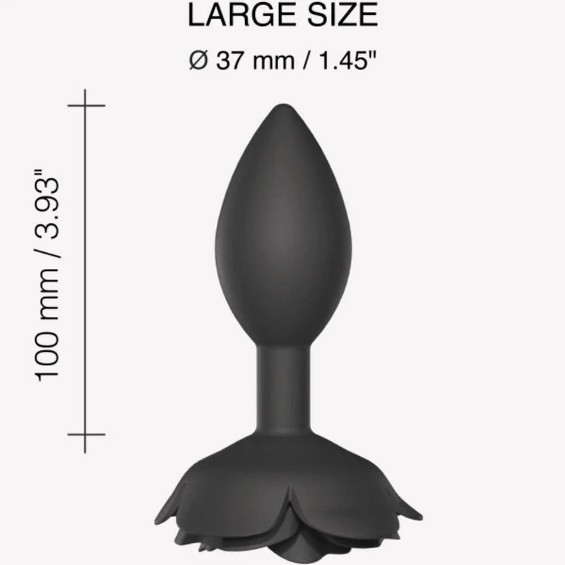 OPEN ROSES - Elegant Silicone Anal Pleasure Plug Butt Plugs