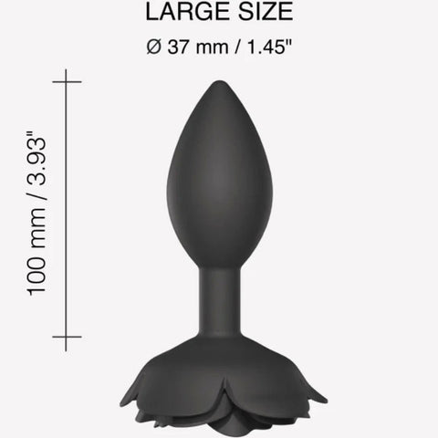OPEN ROSES - Elegant Silicone Anal Pleasure Plug - Butt Plugs