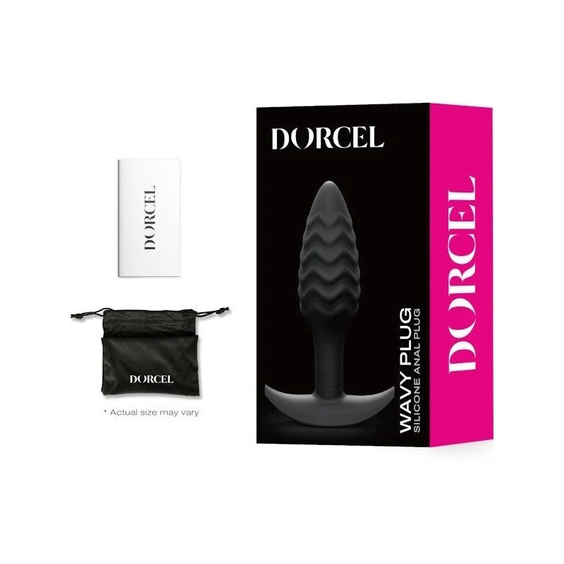 Dorcel Textured Trigger Pleasure Waves Anal Plug - Butt Plugs