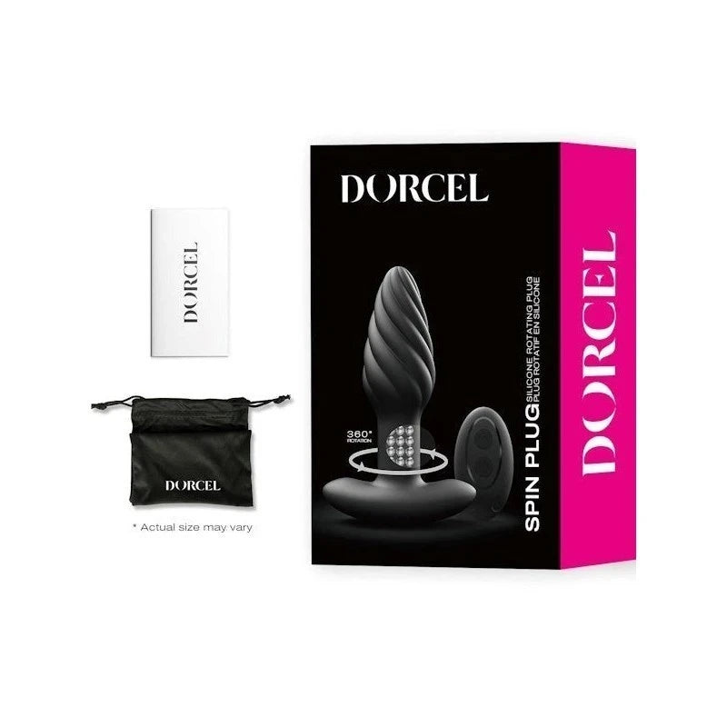 DORCEL Spin Rimming Pleasure Plug - 360° Rotating Delight Butt Plugs