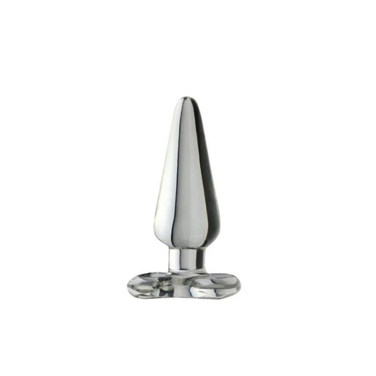 Spartacus Enterprises Borosilicate Glass Spade Anal Plug - Medium - Butt Plugs