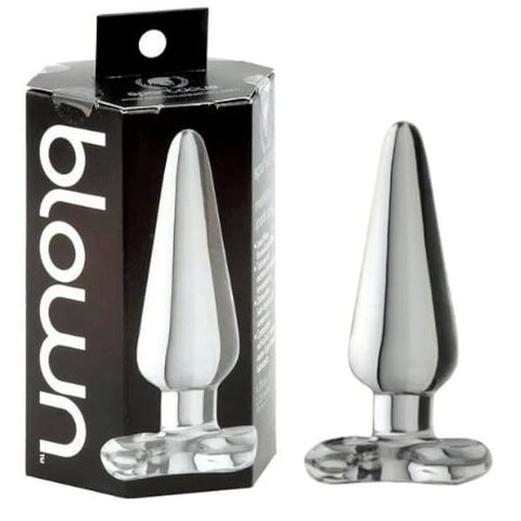 Spartacus Enterprises Borosilicate Glass Spade Anal Plug - Medium - Butt Plugs