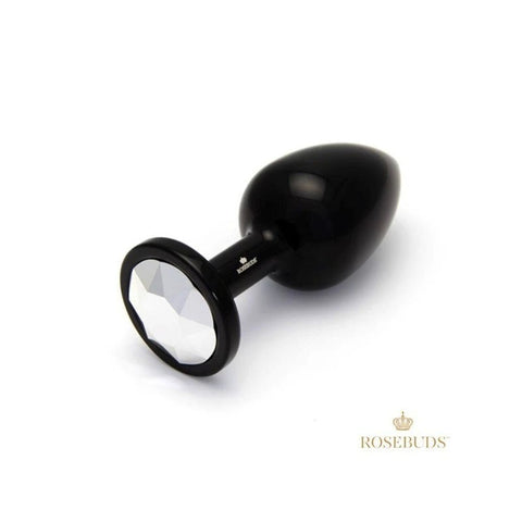 Rosebuds Premium Crystal-Topped Aluminium Butt Plug - Butt Plugs