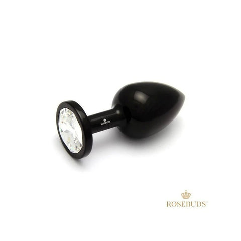 Rosebuds Premium Crystal-Topped Aluminium Butt Plug - Butt Plugs