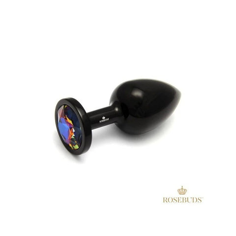 Rosebuds Premium Crystal-Topped Aluminium Butt Plug - Butt Plugs