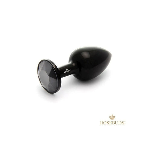 Rosebuds Premium Crystal Aluminium Butt Plug - Indulge in Luxurious Anal Play - Butt Plugs