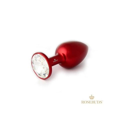 Rosebuds Luxe Gem-Tipped Aluminum Anal Plug - Butt Plugs