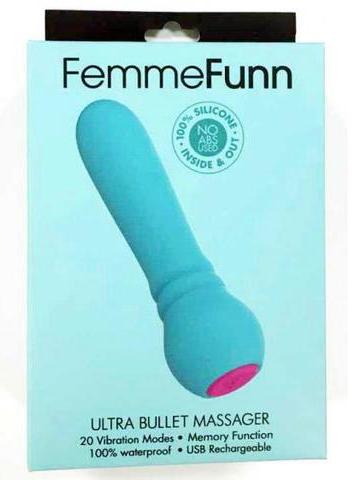 FemmeFunn Ultra Bullet Massager Turquoise - Personal Massagers