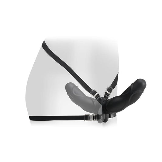 Fetish Fantasy Elite Double Delight Strap-on Dildo - Strap On Sextoys