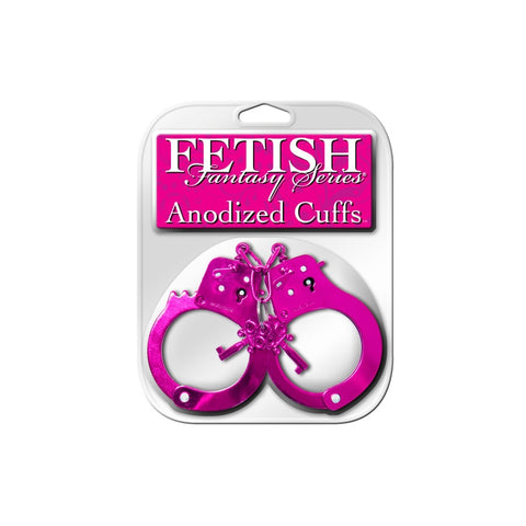 Fetish Fantasy Anodized BDSM Play Handcuffs - Steel Sex Toys