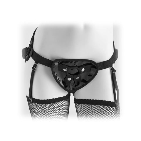 Fetish Fantasy Series Strap-on Garter Belt Harness Set - Strap On Sextoys