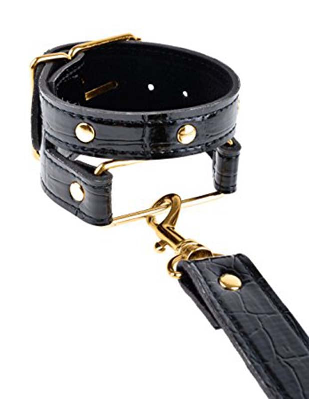 Fetish Fantasy Gold Bondage Collar and Leash Collars and Leads