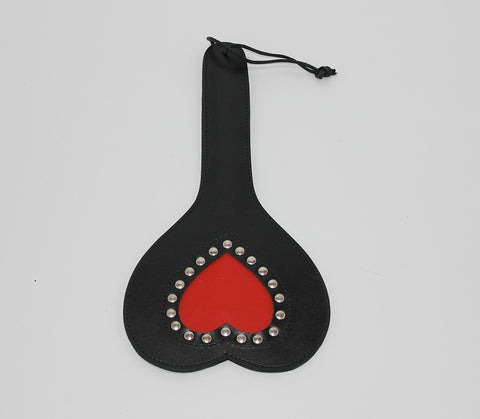 Fetish wealth Slapper Leather Heart - Paddles And Slappers