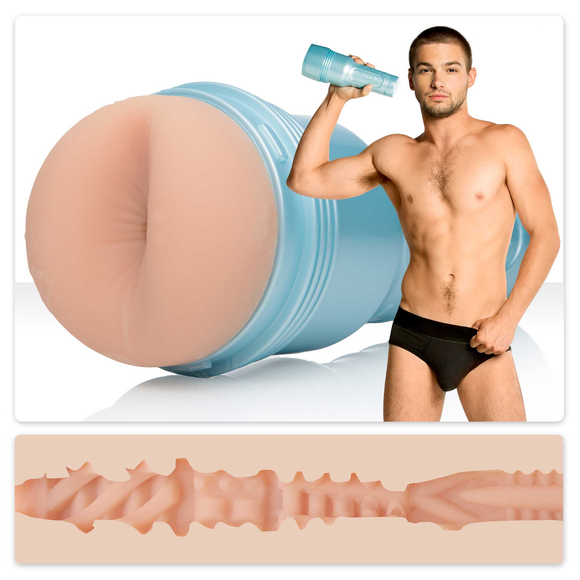 Fleshjack Boys Johnny Rapid Man Cave Male Masturbator Fleshlight Male Masturbators