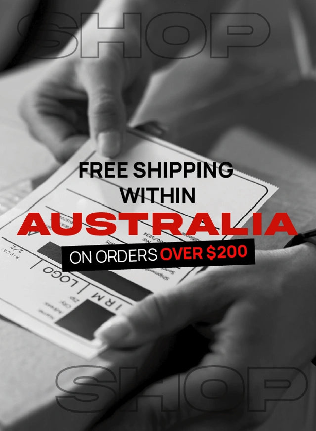 Enjoy free shipping Australia-wide on orders over $200