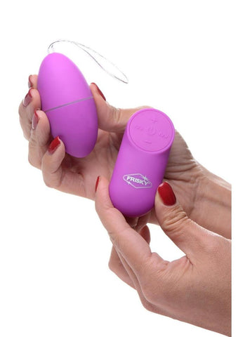XR Brands Frisky Scrambler Vibrating Love Egg - Love Eggs and Kegel Exercisers