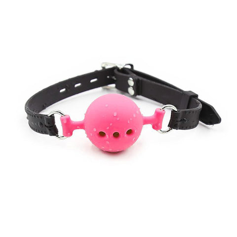 Full Silicone Breathable Ball Gag Small - Bondage Gags and Bits
