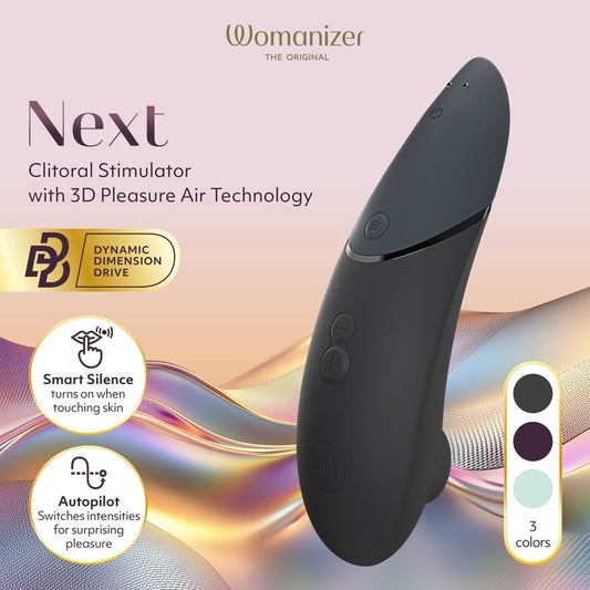 Womanizer Next 3D Pleasure Air Clitoral Stimulator Clit Ticklers and Pulsators