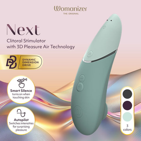 Womanizer Next 3D Pleasure Air Clitoral Stimulator - Clit Ticklers and Pulsators