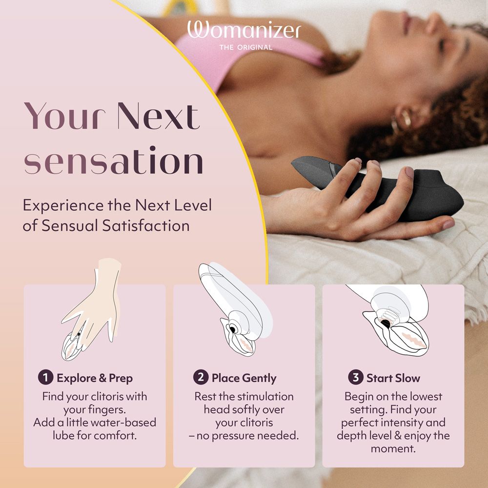 Womanizer Next 3D Pleasure Air Clitoral Stimulator Clit Ticklers and Pulsators