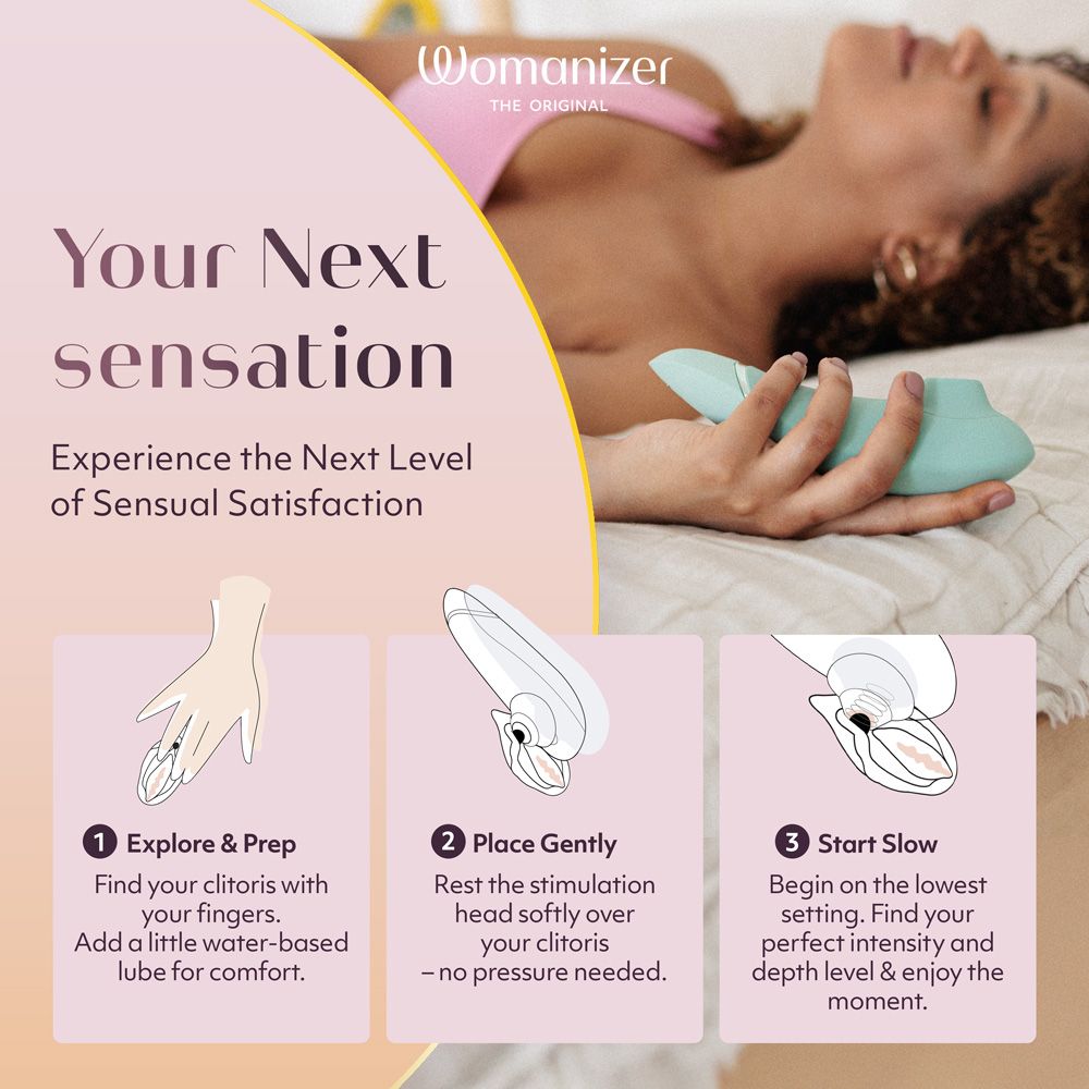 Womanizer Next 3D Pleasure Air Clitoral Stimulator Clit Ticklers and Pulsators