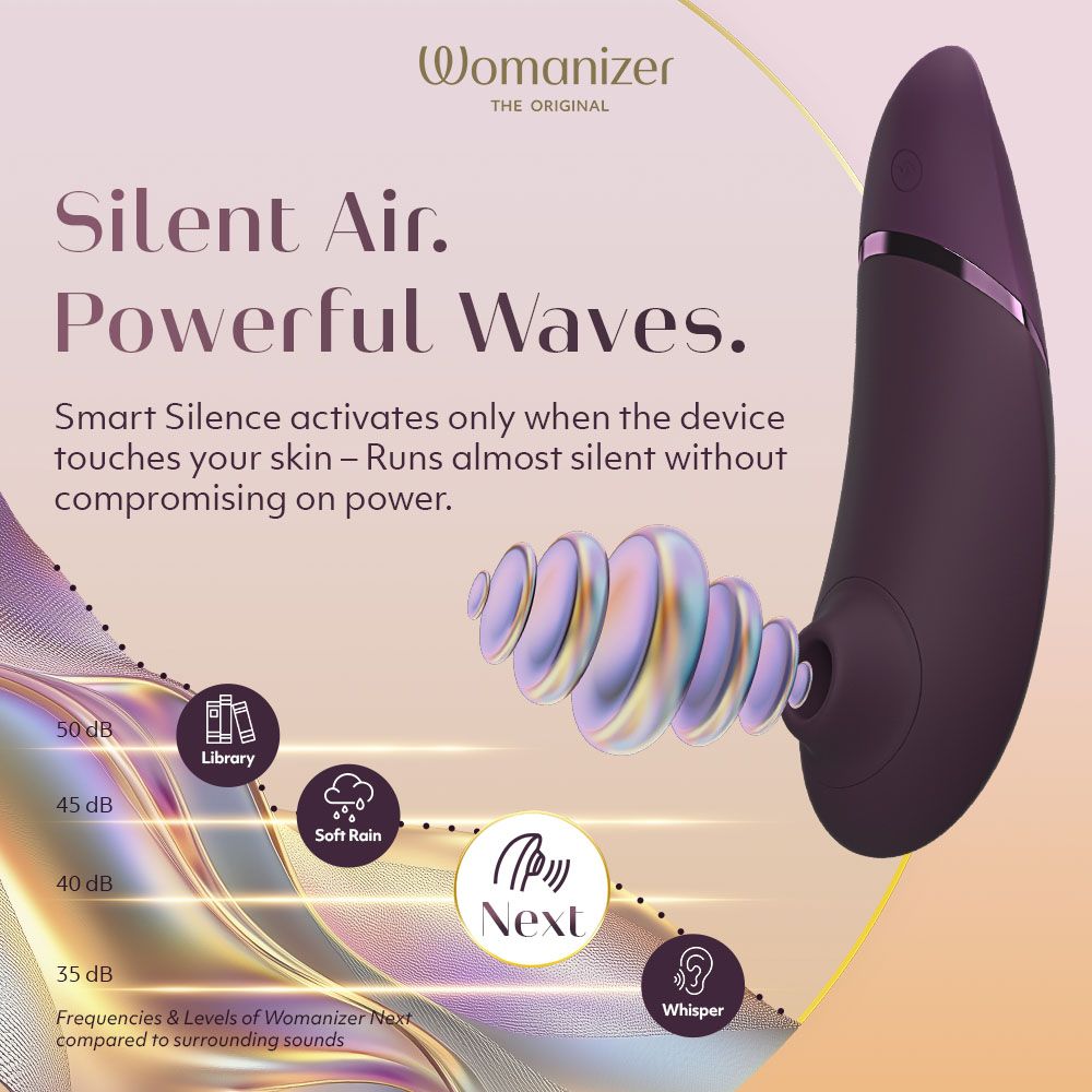 Womanizer Next 3D Pleasure Air Clitoral Stimulator Clit Ticklers and Pulsators