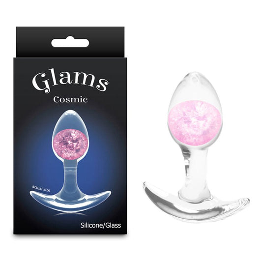NS Novelties Glams Cosmic Small Silicone Butt Plug - Butt Plugs