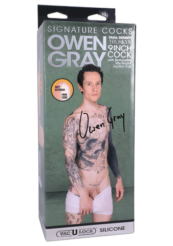 Doc Johnson Signature Cocks Owen Gray Realistic Dildo - Realistic Dildos