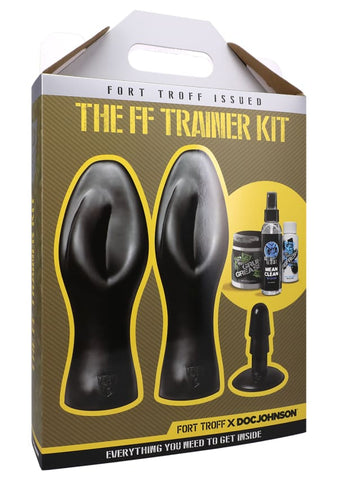 Doc Johnson Fort Troff FF Trainer BDSM Play Sex Kit Black - Bondage Kits