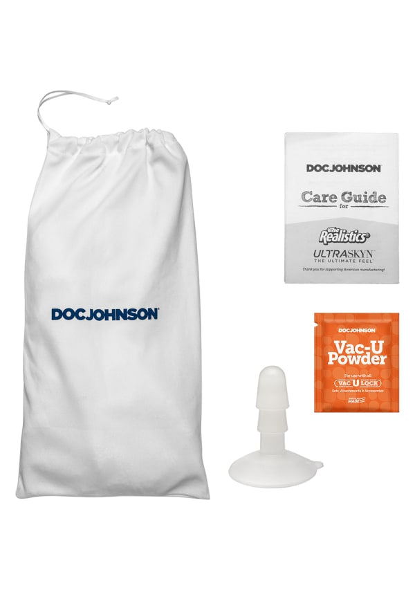 Doc Johnson Quinton James Realistic Cock with Vac U Lock Realistic Dildos