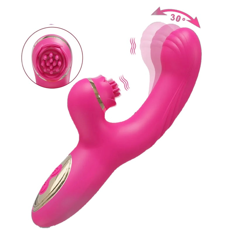 Full Circle Happy Bunny 10 Function Rabbit Vibrator Pink Rabbit Vibrators