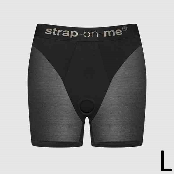 STRAP-ON-ME HALO Strap On Harness Lingerie Black Large Strap On Sextoys