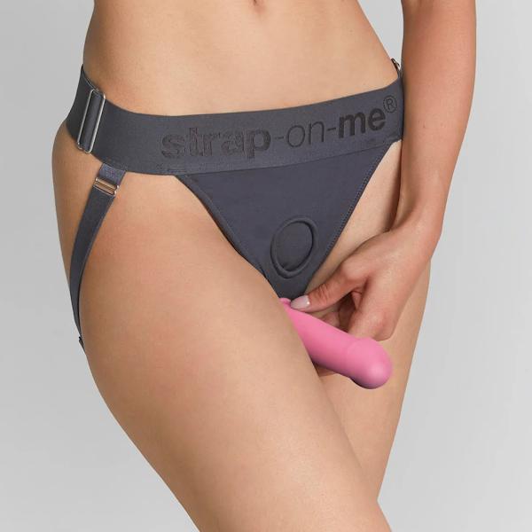 STRAP-ON-ME NEW Bendable Strap-On Flexible Dildo Pink Strap On Sextoys