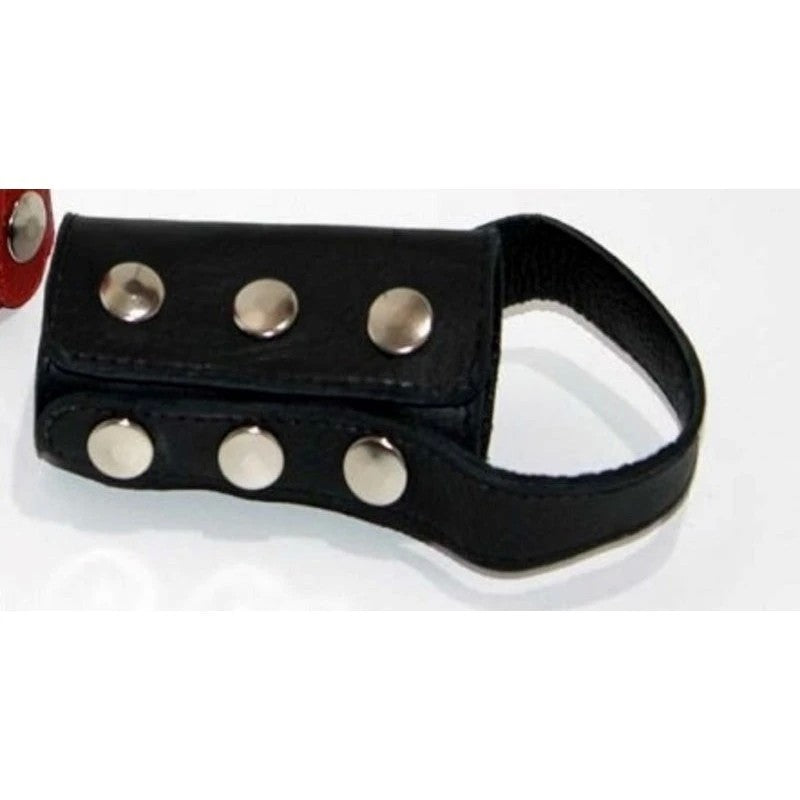 Leather Penis Sheath Cock Rings