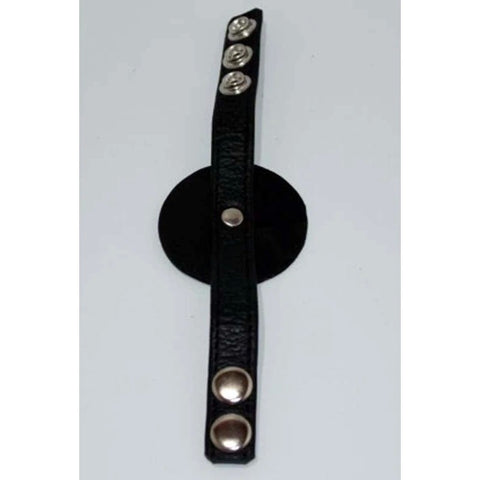 Hell's Couture Leather Cock Ring - Enhance Your Passion - Cock Rings