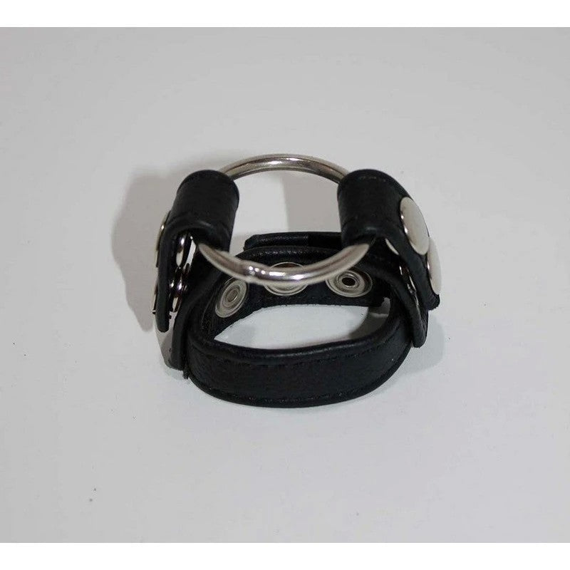 Sinners Leather Cock Ring With O-Ring Cock Rings