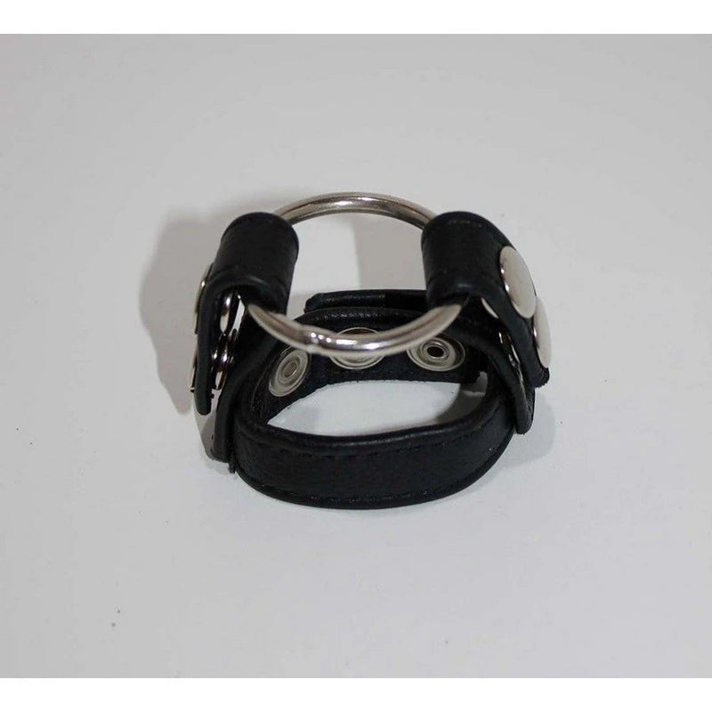 Sinners Leather Cock Ring With O-Ring Cock Rings