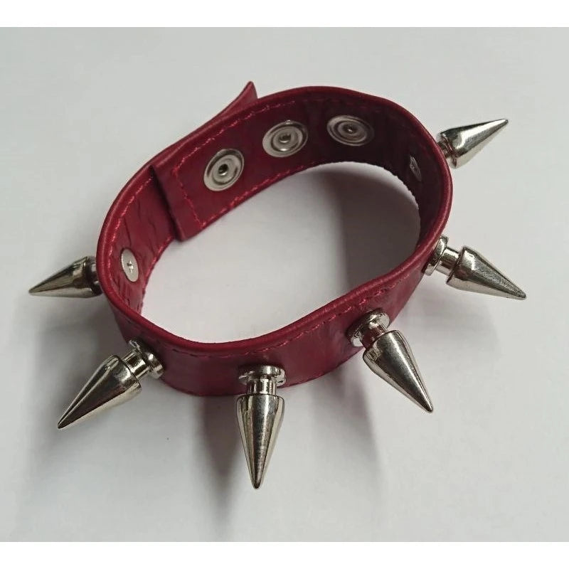 Spiked Leather Cockring Cock Rings