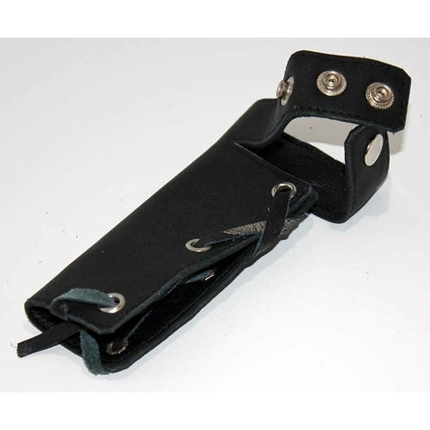 Lace Up Leather Cock Sheath - Cock Rings