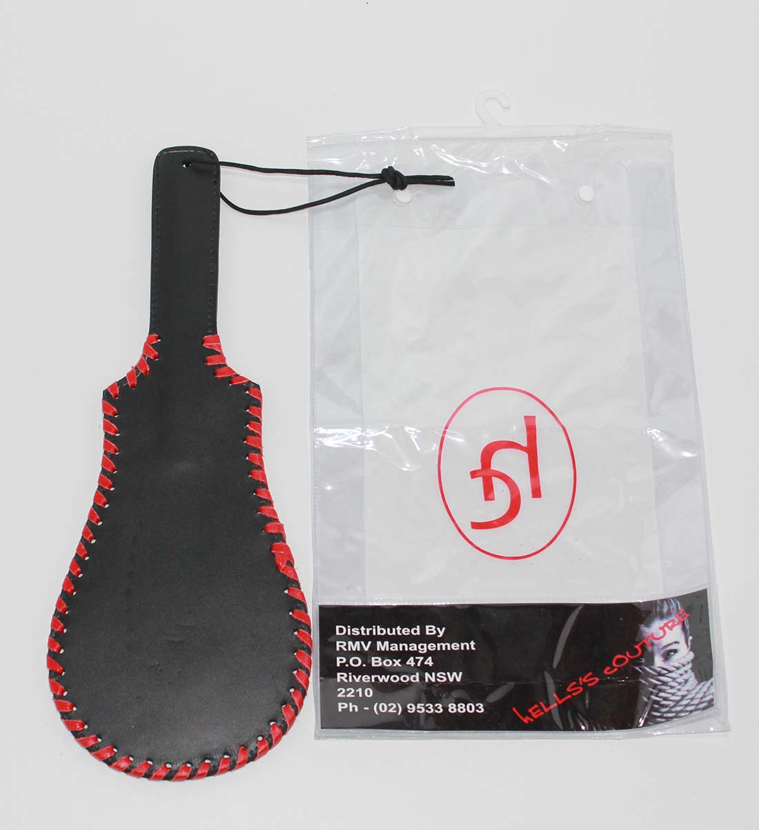 Whipped Ass Oval Leather Paddle 35cm Paddles And Slappers