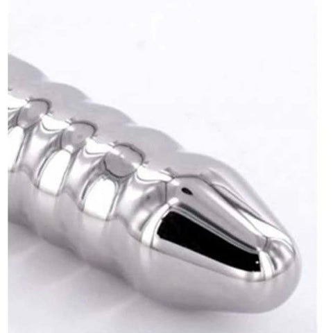 Steel Anal Rammer & T-Bar 4 Rings Handle - Anal Dildos