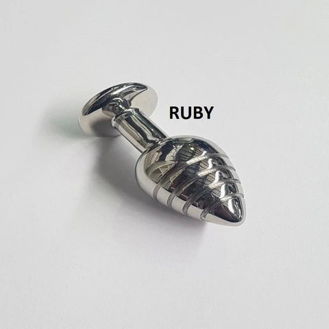 Magic Mushie Anal Delight With Gems Medium - Butt Plugs