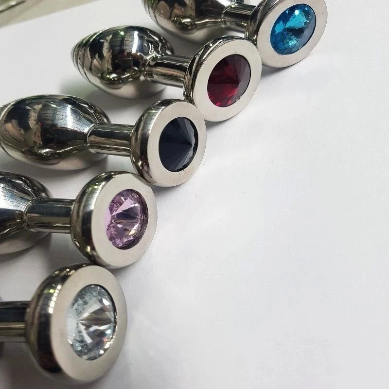 Magic Mushie Large Anal Delight With Gems Butt Plugs