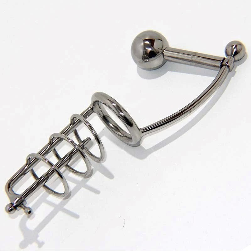 Hell's Couture Ultimate Pleasure Cage - Urethral, Anal, Chastity - Male Chastity