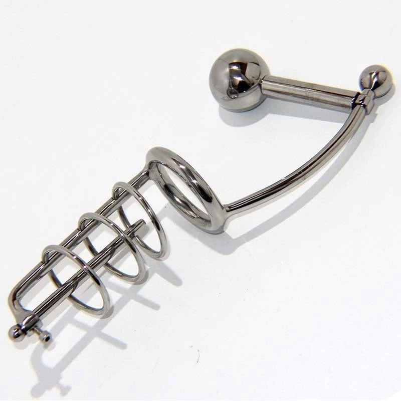 Hell's Couture Ultimate Pleasure Cage - Urethral, Anal, Chastity Male Chastity