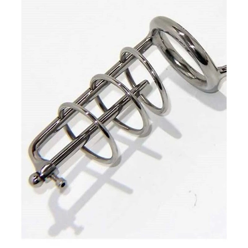 Hell's Couture Ultimate Pleasure Cage - Urethral, Anal, Chastity - Male Chastity
