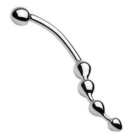 Stainless Steel Twisted Dildo - Anal Dildos