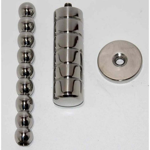 Hell's Couture Steel Beaded Anal-Vaginal Exploration Tool - Anal Dildos